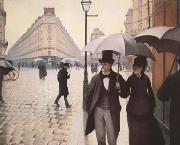 Gustave Caillebotte Paris Street A Rainy Day (mk09) oil painting on canvas